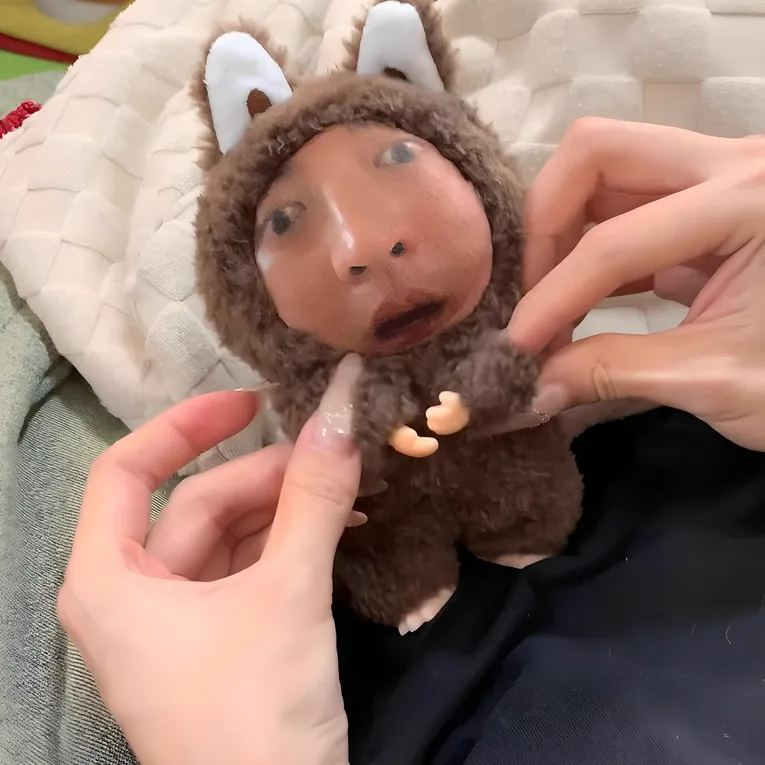 Chaveiro Com Foto Personalizado, Boneca De Pelúcia Faça Você Mesmo, Pingente De Boneca Com Rosto Grande, Pingente De Boneca Amiga De Brincadeira - soufeelbr