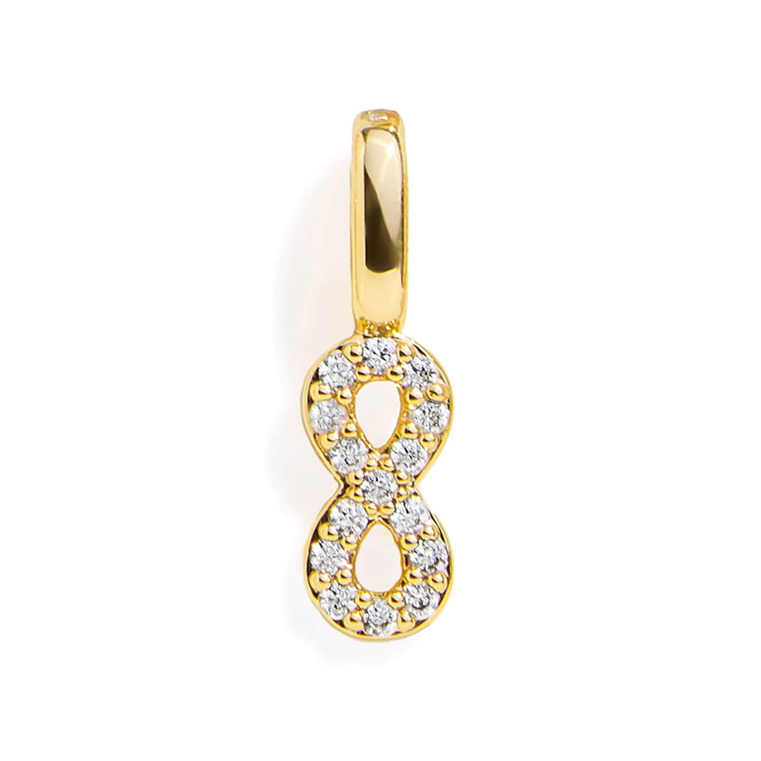 Charm Infinito - Ouro - soufeelbr