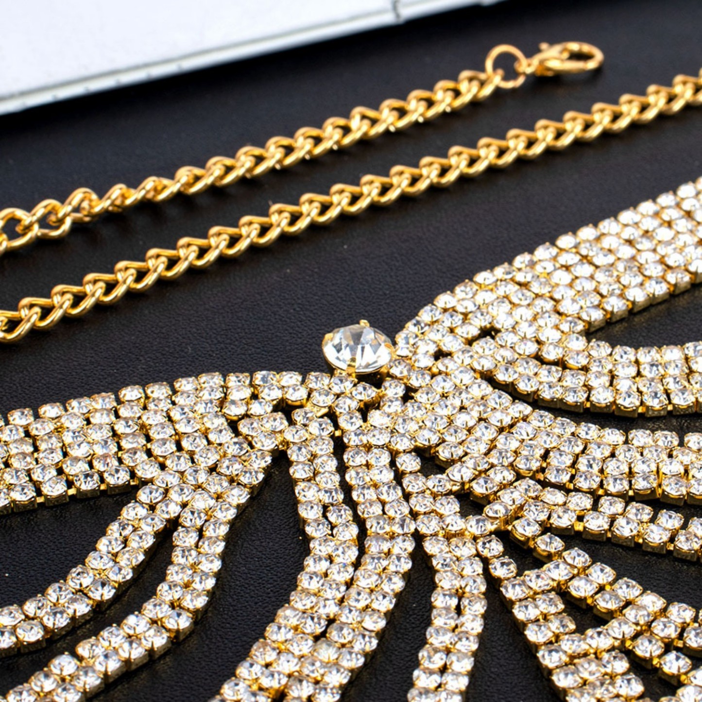 Conjunto De Sutiã Diamond Ultimate Sparkle E Corrente - soufeelbr