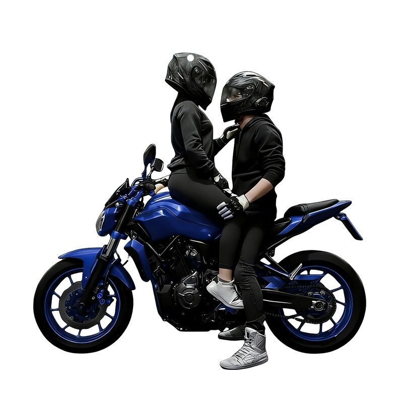 Chaveiro acrílico personalizado para casais de motocicletas – Presente com nome personalizado para casais e amantes de motocicletas - soufeelbr