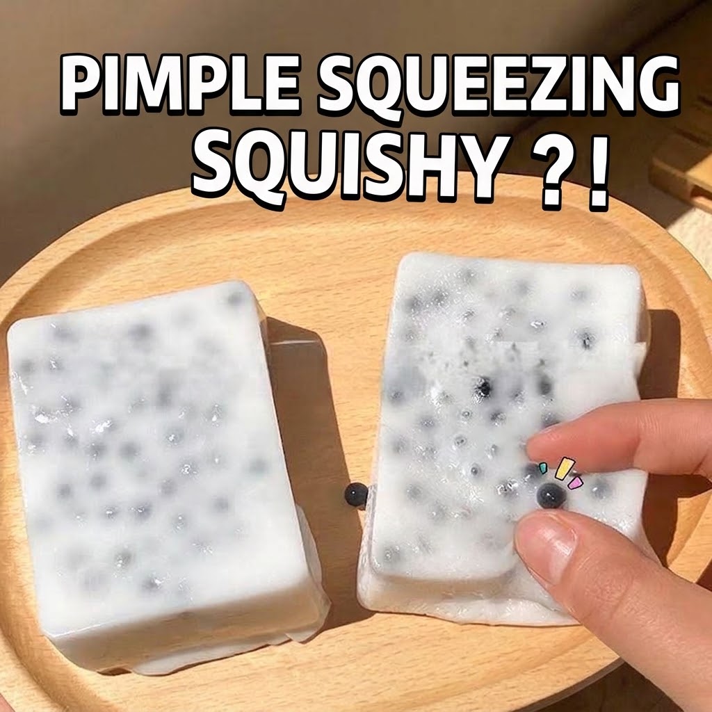 Brinquedo Antiestresse Com Pérolas De Tapioca Que Estouram Espinhas. Brinquedo Sensorial Macio E Incrivelmente Satisfatório Com Sabor De Chá De Bolhas. Brinquedo De Descompressão De Crescimento Lento Para Alívio Da Ansiedade E Amantes De ASMR.