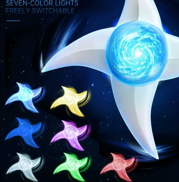 Rasengan Redemoinho Espiral Luz Lâmina Rotativa Shuriken Brilhante Cos Periférico Hands-on Brinquedo Espada Laser Para Crianças - soufeelbr