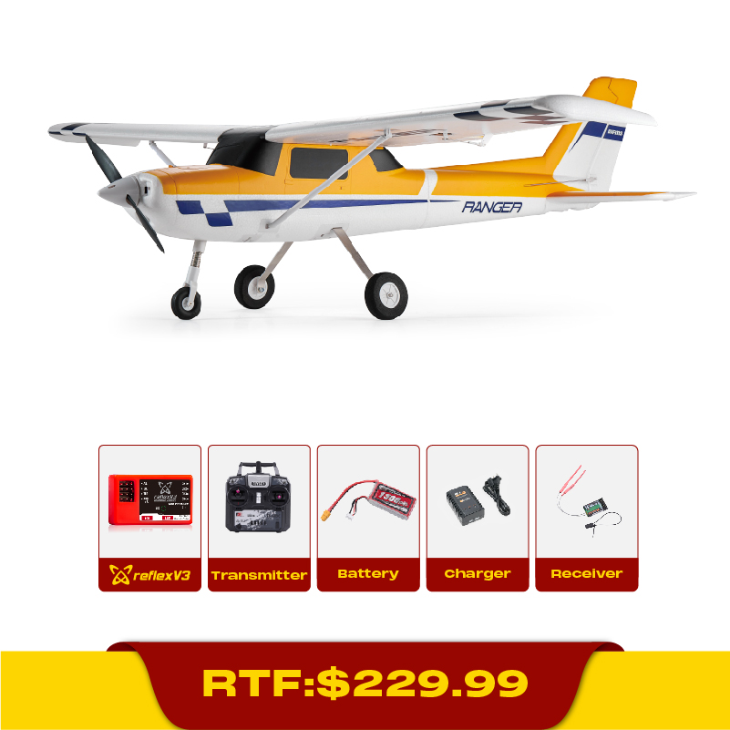 FMS 1220mm Ranger EP V2 with Reflex V3 RTF / PNP