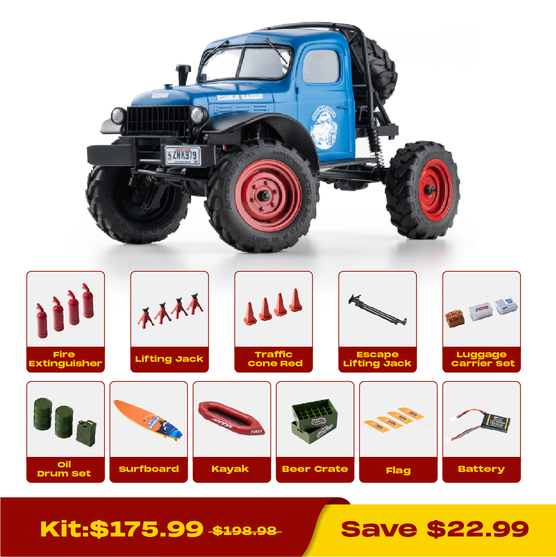 FMS 1:24 FCX24 Power Wagon RTR