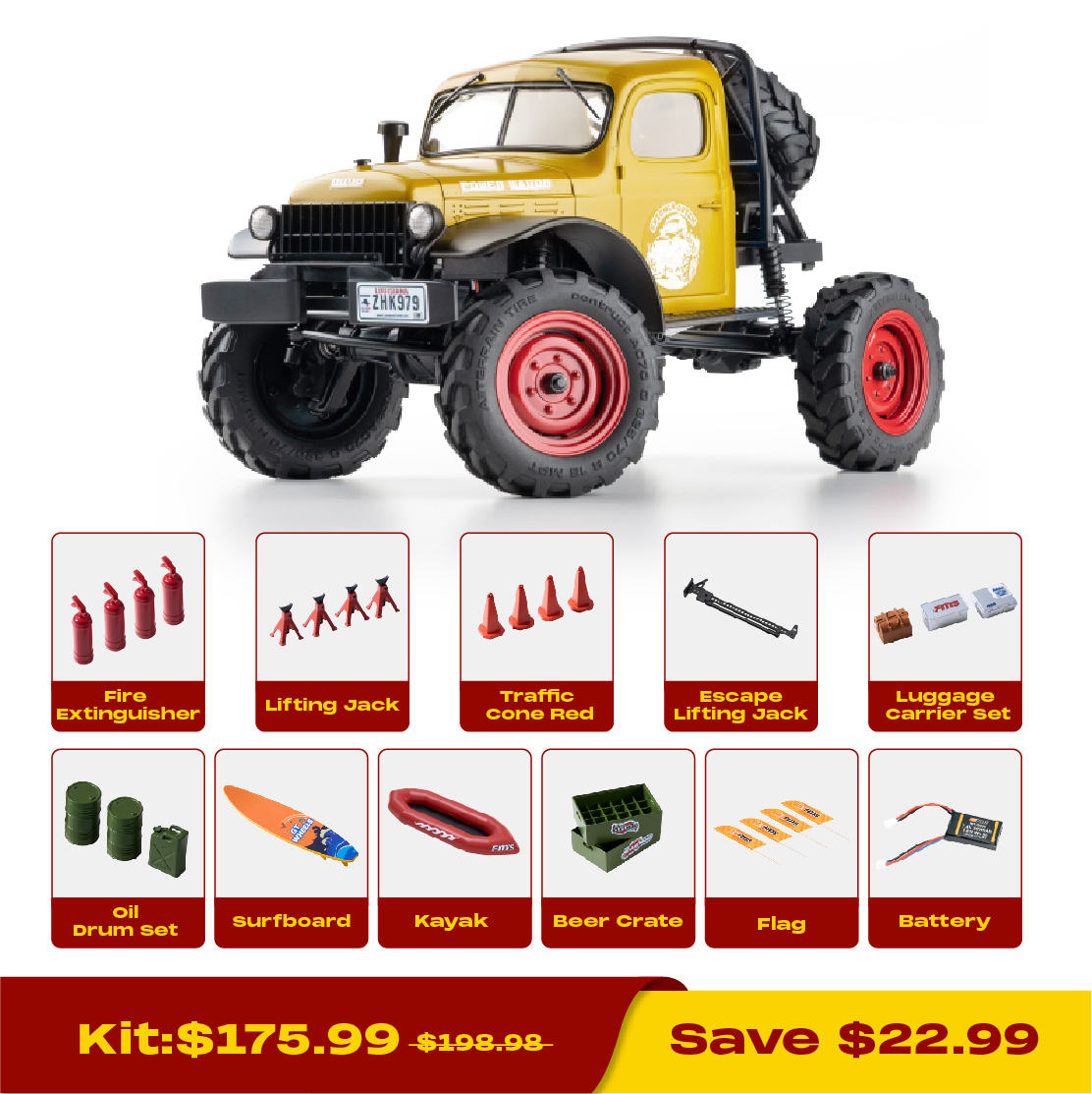 FMS 1:24 FCX24 Power Wagon RTR