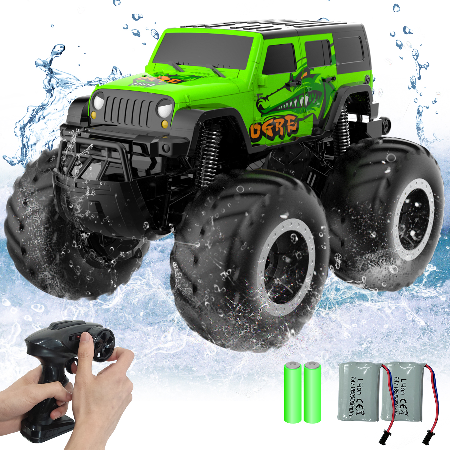 STEMTRON Amphibious (RTR) 1:16 4WD Blue with Waterproof 767