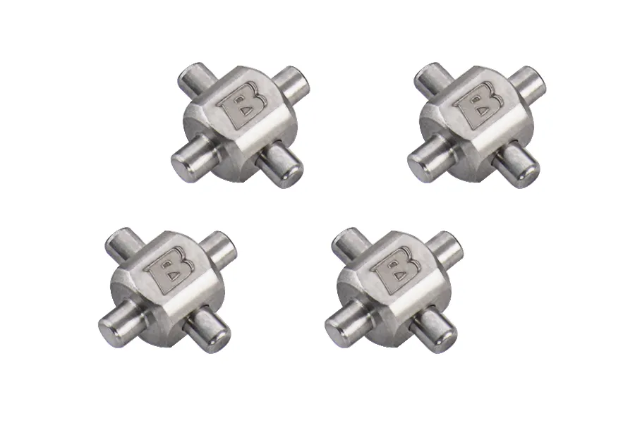 BATRAZZI Stainless Steel Universal Joints for FCX24M / SCX24-BTZ1091SL-AL
