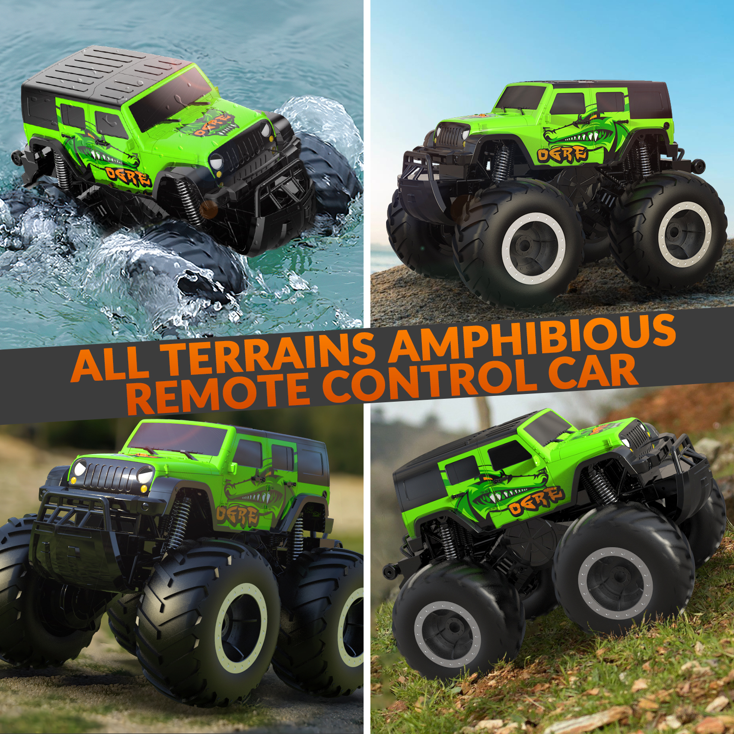 STEMTRON Amphibious (RTR) 1:16 4WD Blue with Waterproof 767
