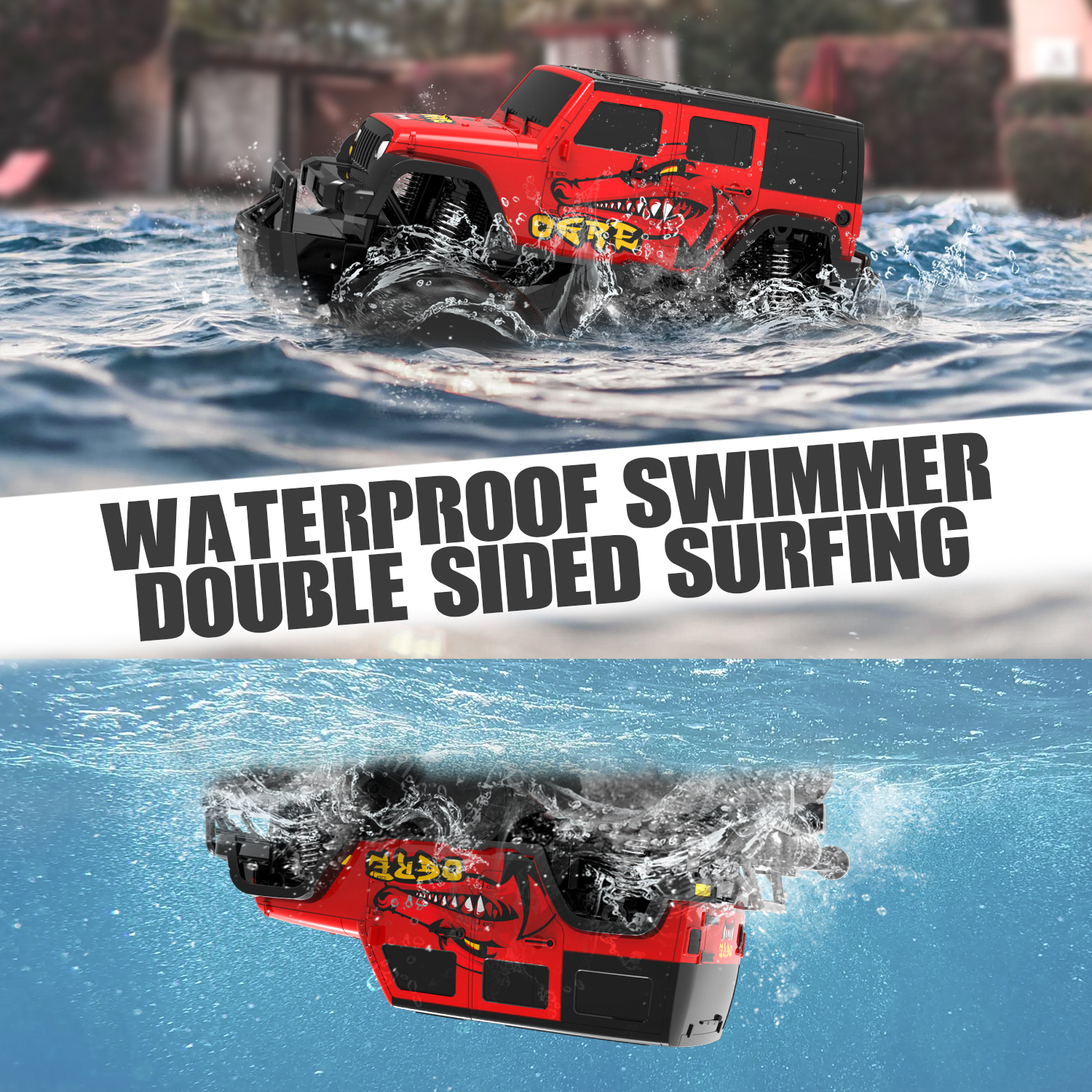 STEMTRON Amphibious (RTR) 1:16 4WD Blue with Waterproof 767