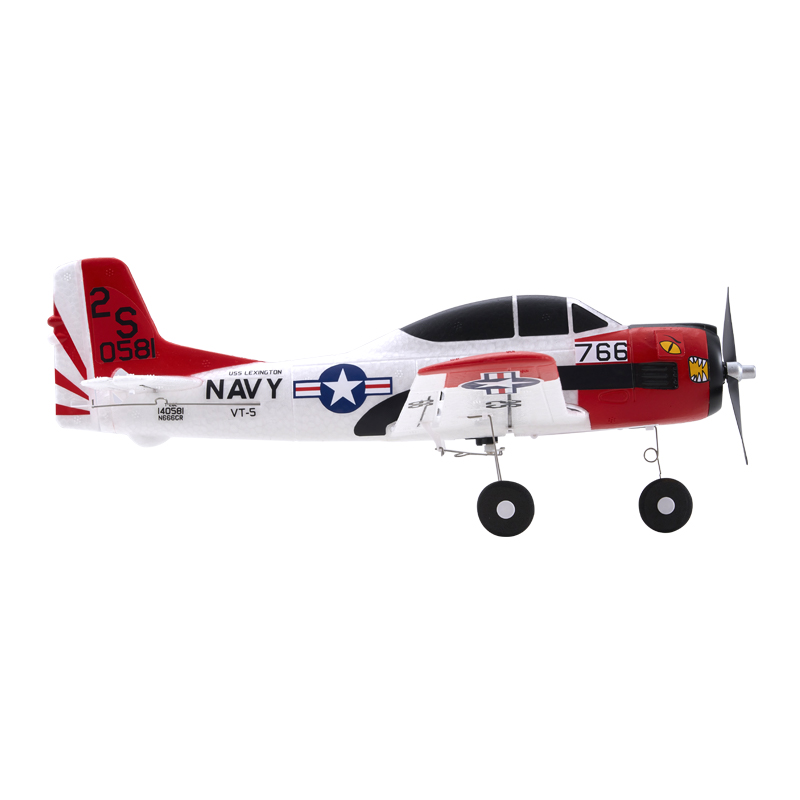 FMS 410mm T-28 Trojan RTF Mini RC Airplane Beginner RC Plane