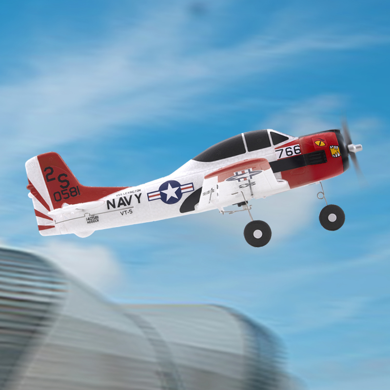 FMS 410mm T-28 Trojan RTF Mini RC Airplane Beginner RC Plane