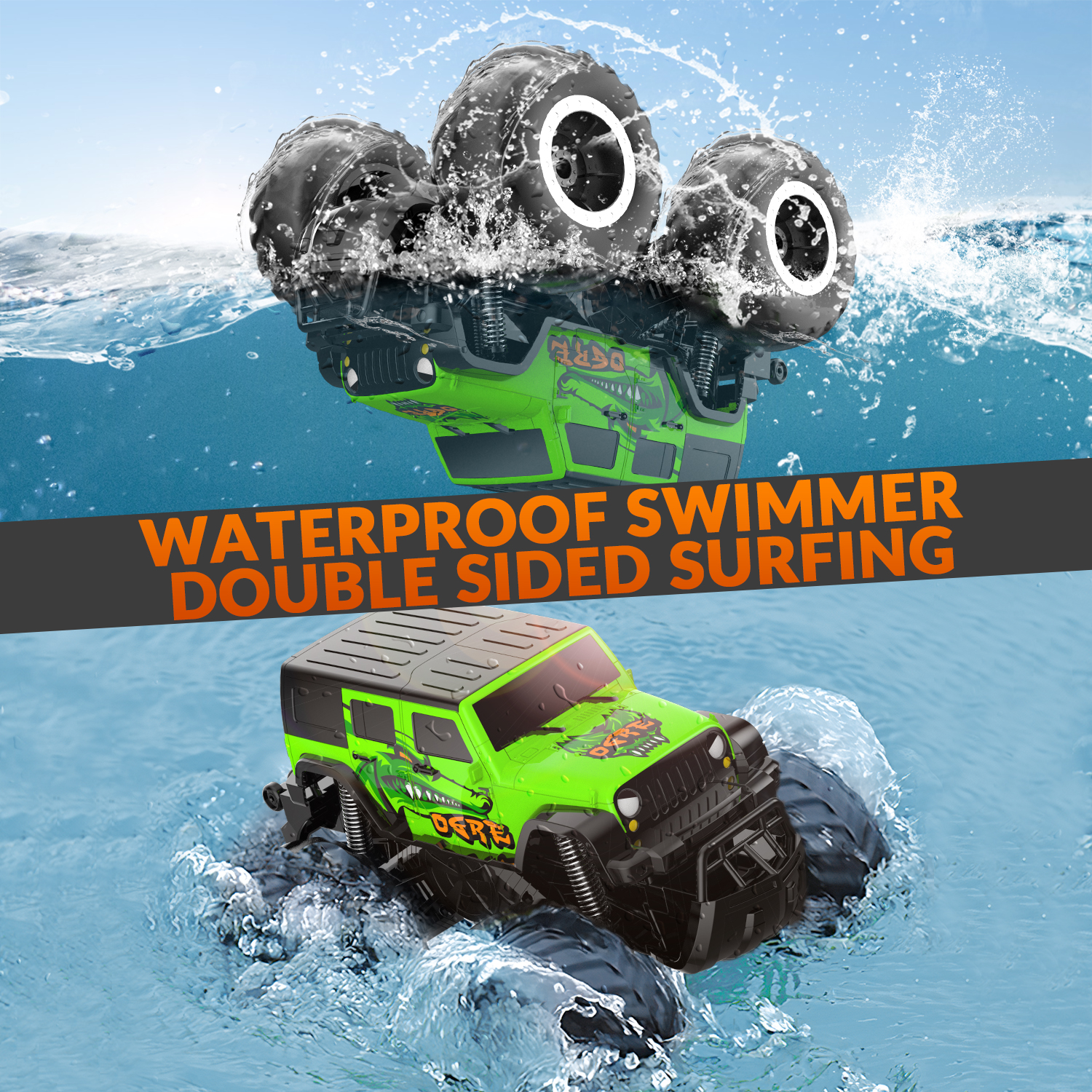 STEMTRON Amphibious (RTR) 1:16 4WD Blue with Waterproof 767