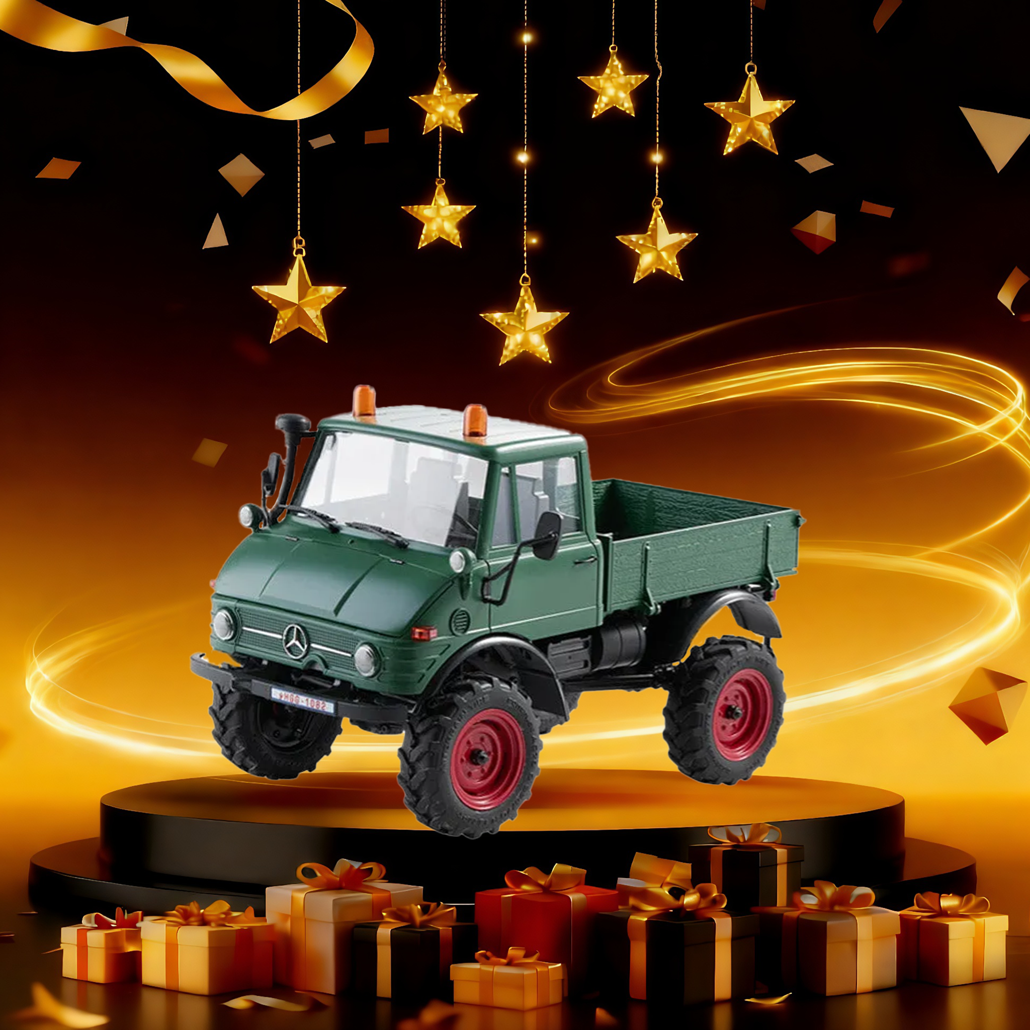 FMS 1:24 FCX24 Mercedes-Benz Unimog 421 RTR (Excludes US)