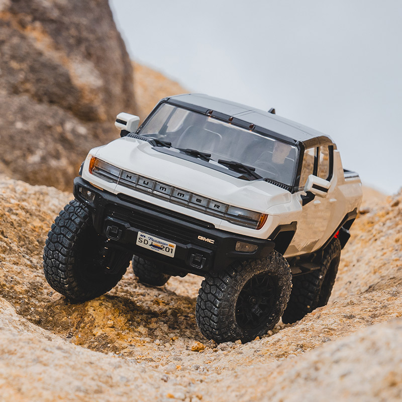 FMS FCX18 ハマーEV RTR 白 FMS 1:18 FCX18 Hummer EV Pickup Truck RTR