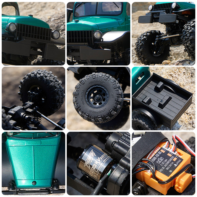 FMS 1:24 FCX24 Power Wagon RTR Brushless RC Crawler