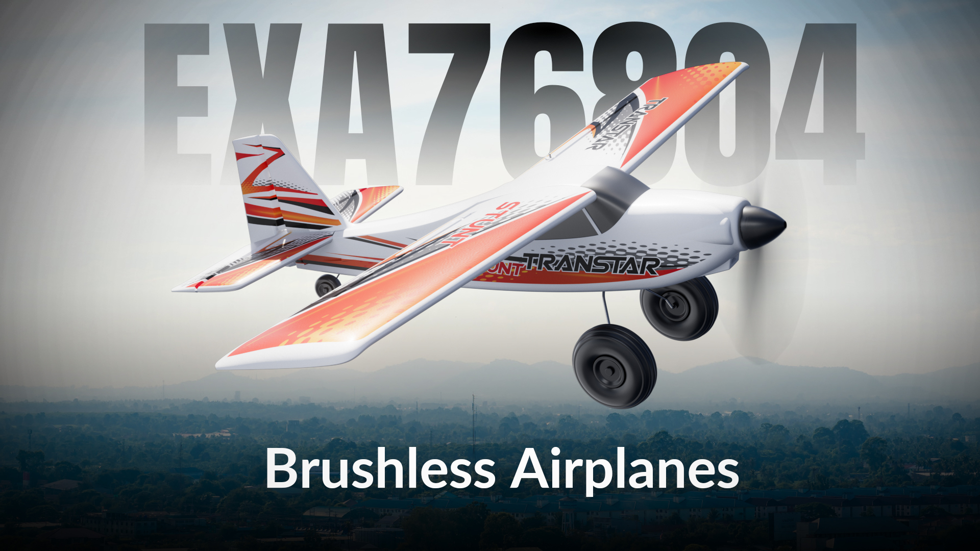 VOLANTEX 500mm Trainstar Stunt Brushless  RTF Mini RC Airplane w/ Gyro-EXA76804RRB2
