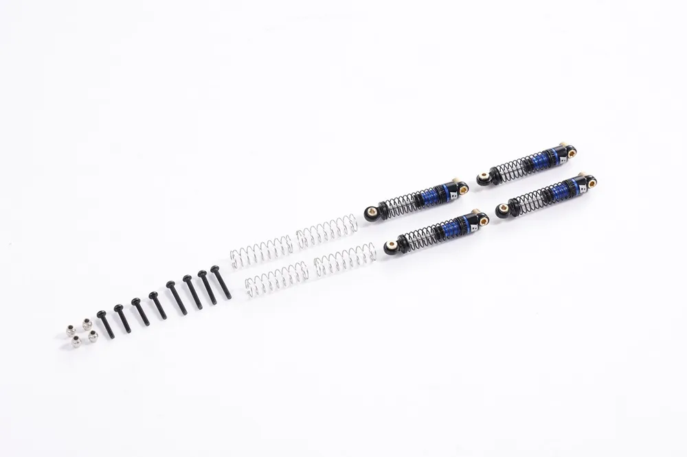 BATRAZZI 41mm Oil-filled Aluminium Shocks for FCX24 / FCX18 (4 Pcs)-BTZ1059RD