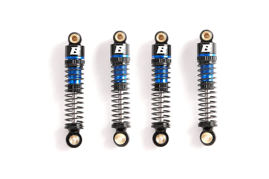 BATRAZZI 41mm Oil-filled Aluminium Shocks for FCX24/FCX18 Blue (4 Pcs)-BTZ1059BU
