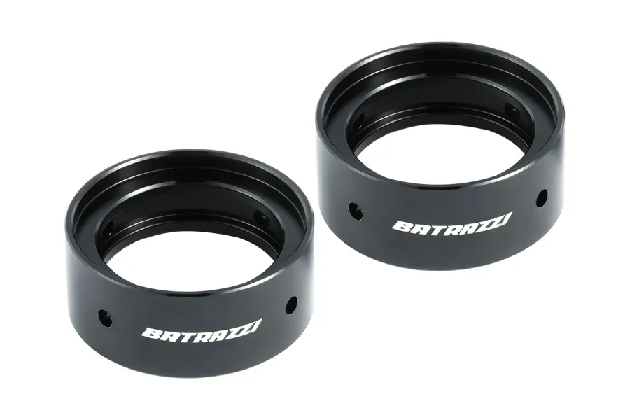 BATRAZZI Aluminum Clamping Rings for 0.9” Wheels (2 Pcs)-BTZ1097BK-AL