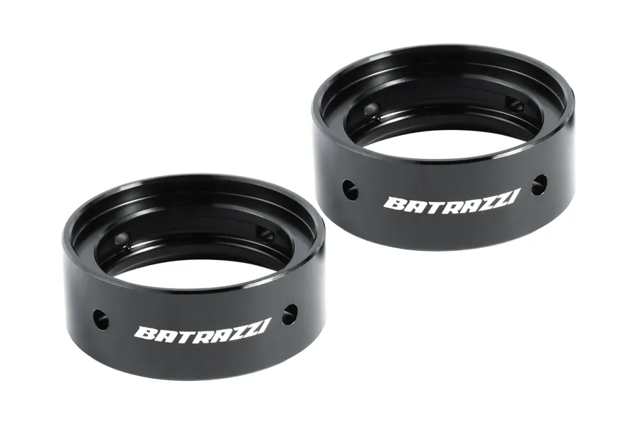 BATRAZZI Aluminum Clamping Rings for 0.8” Wheels (2 Pcs)-BTZ1096BK-AL