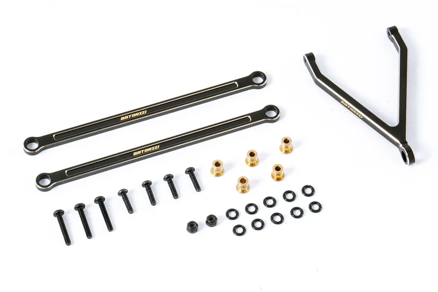 BATRAZZI Brass Upper Link Set for FCX18 K10 / HUMMER EV-BTZ1068