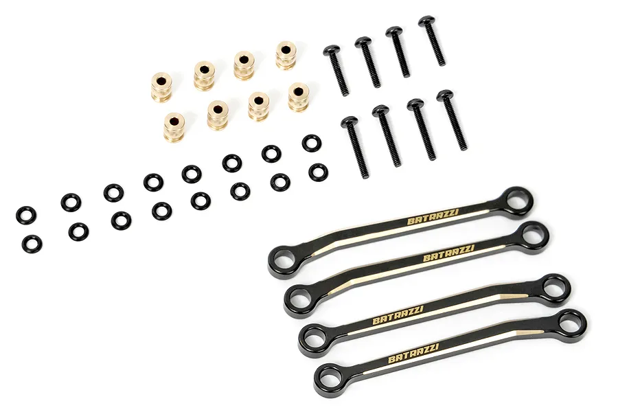 BATRAZZI Brass Lower Chassis Link Set for FCX24M D90-BTZ1090BK-BS