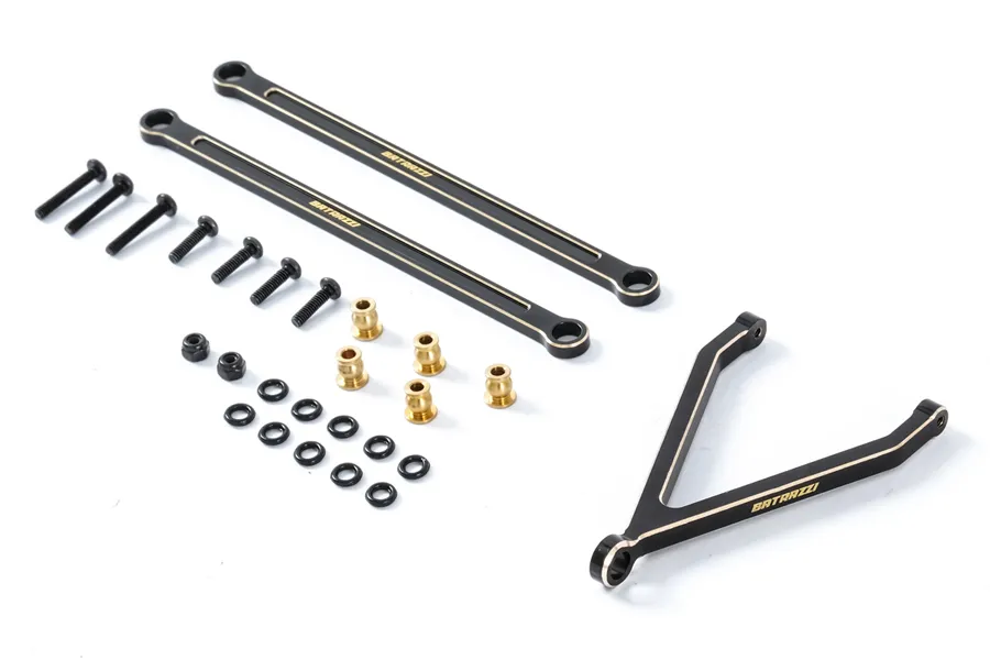 BATRAZZI Brass Upper Link Set for FCX18 K10 / HUMMER EV-BTZ1068