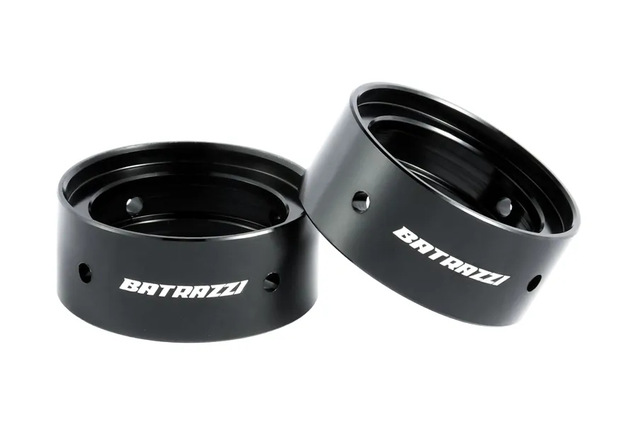 BATRAZZI Aluminum Clamping Rings for 0.9” Wheels (2 Pcs)-BTZ1097BK-AL