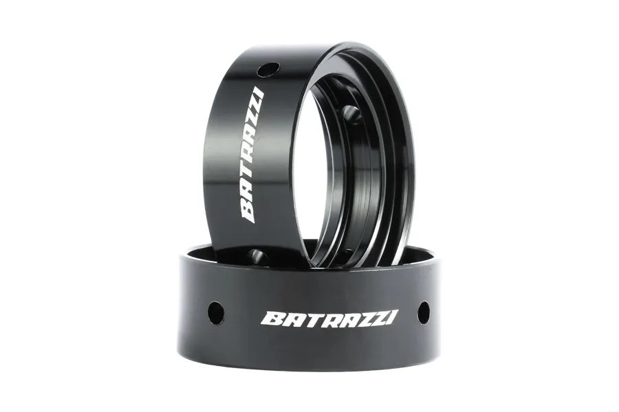 BATRAZZI Aluminum Clamping Rings for 0.8” Wheels (2 Pcs)-BTZ1096BK-AL