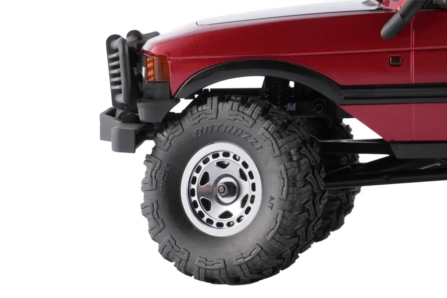 BATRAZZI Aluminum 0.8” Sheriff Beadlock Wheels (4 Pcs)-BTZ1118SL-AL-A