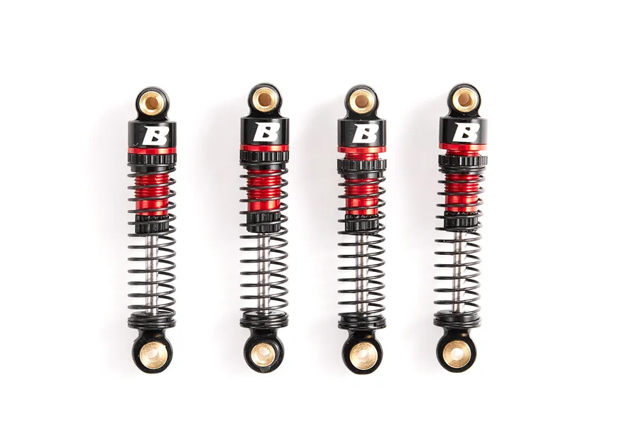 BATRAZZI 41mm Oil-filled Aluminium Shocks for FCX24 / FCX18 (4 Pcs)-BTZ1059RD
