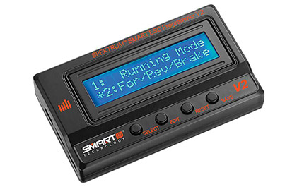 MULTIPLE PROGRAMMING OPTIONS for the Spektrum Firma 130A Brushless Smart ESC