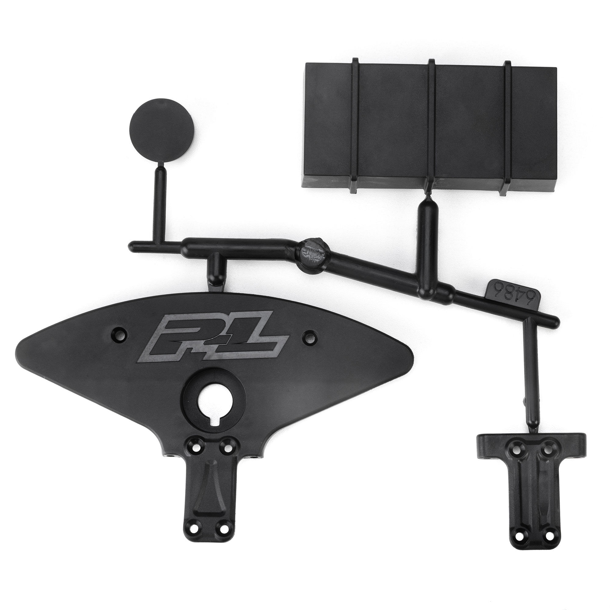 Fuel Cell and Splitter/Diffuser Delete Kit: Losi NASCAR