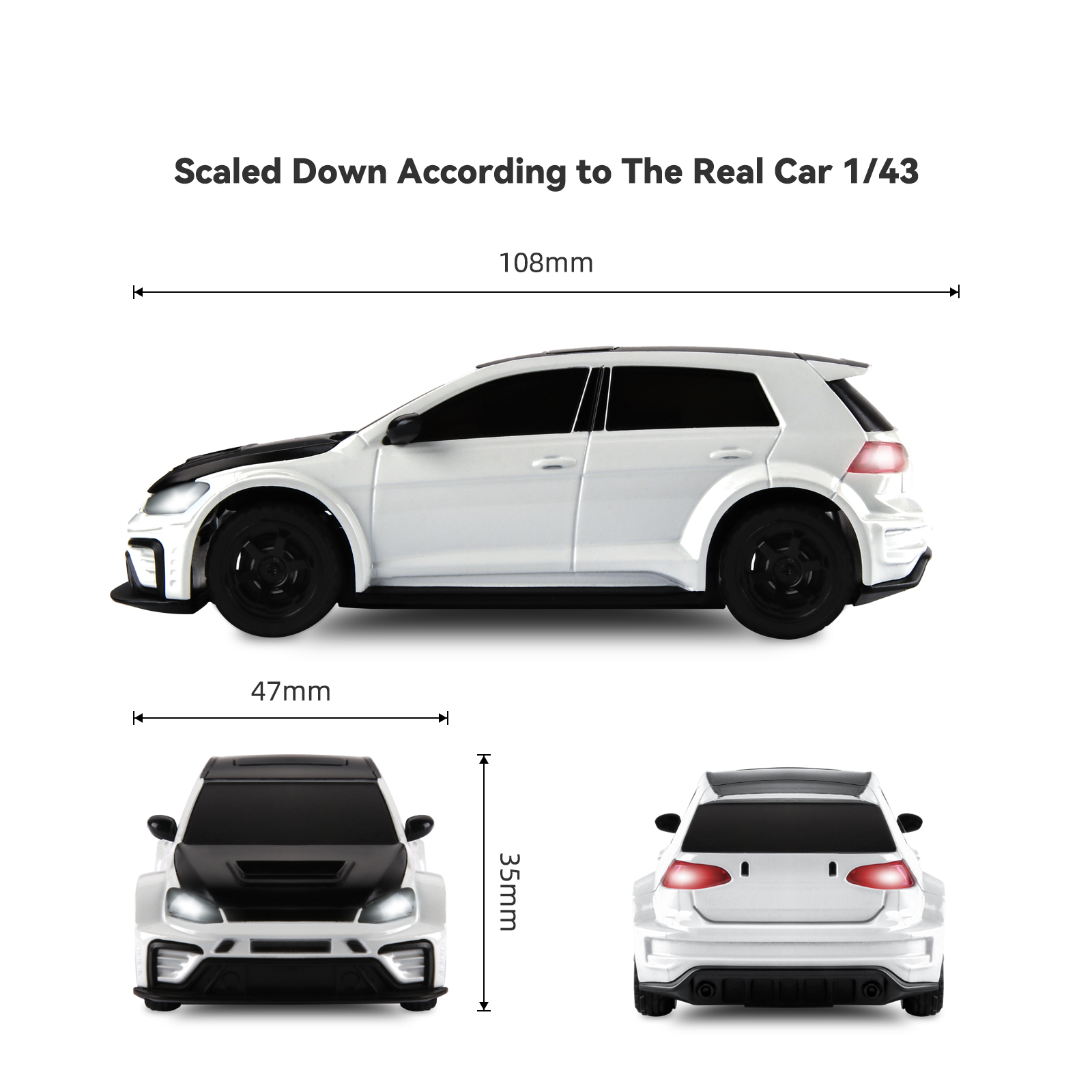 MIX GO 1/43 CA51 FPV AWD RC CAR (1 - 10 days delivery)