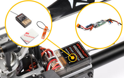 Telemetry Capable for the Blade InFusion 210 BNF Basic RC Helicopter