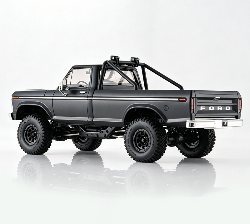 FMS 1:18 FCX18 II Ford F-100 RTR Brushless Rock Crawler (199mm Wheelbase)-118L01BLBK