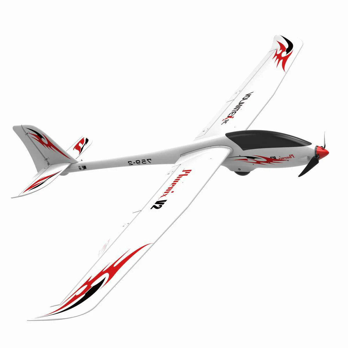 VOLANTEXRC Phoenix V2 2000mm PNP RC Glider Electric RC Airplane 5CH w/ Strong EPO foam 78.7''-75902
