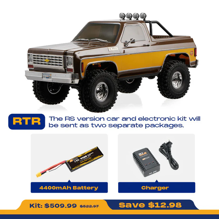 FMS FCX10 Chevrolet K5 Blazer RS 1/10th Scale