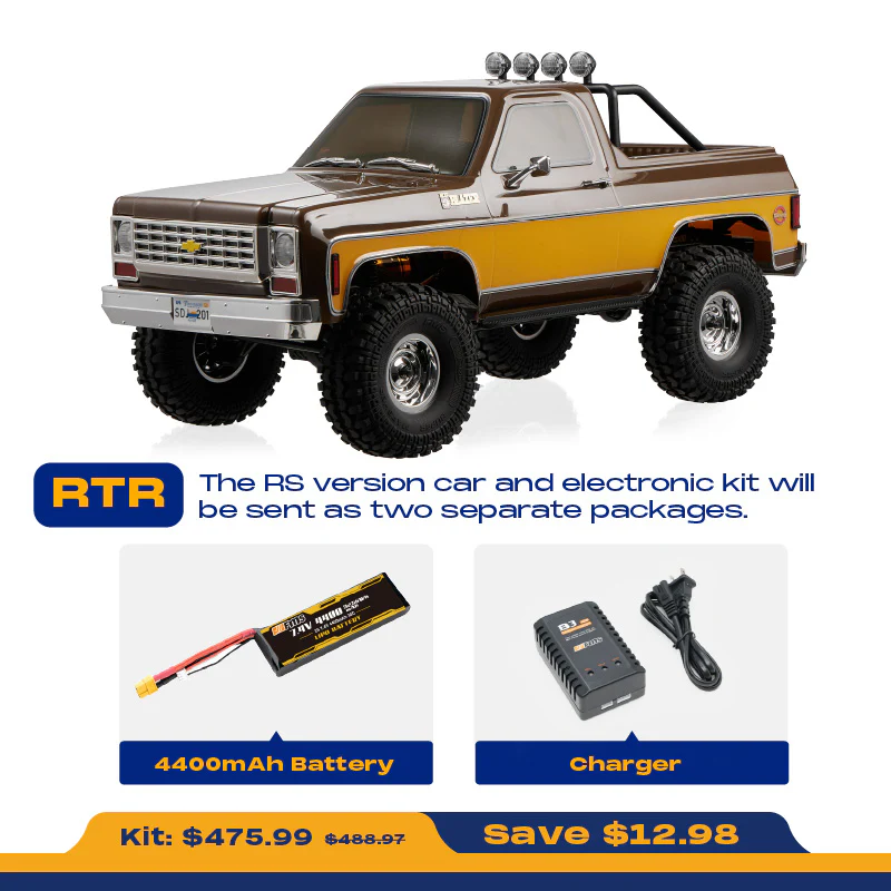 FMS FCX10 Chevrolet K5 Blazer RS 1/10th Scale