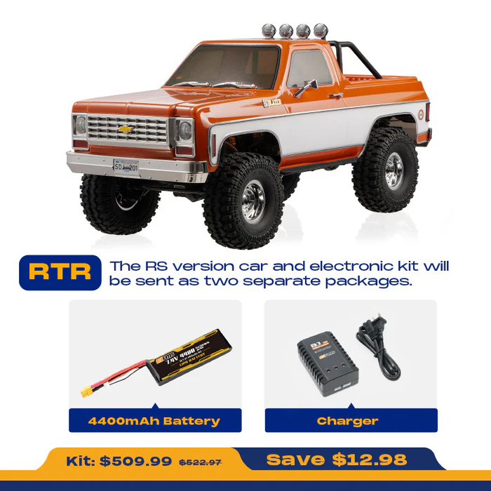 FMS FCX10 Chevrolet K5 Blazer RS 1/10th Scale