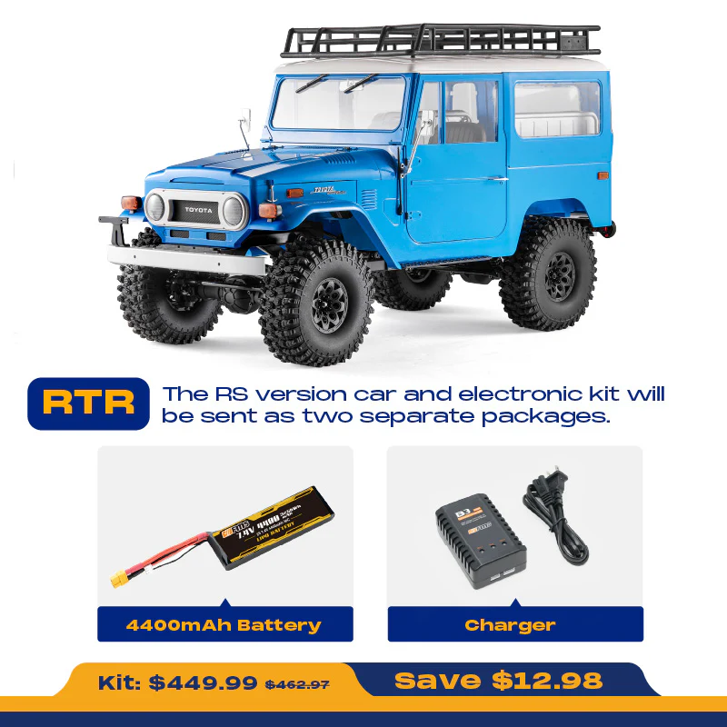 FMS FJ40 ランドクルーザー40 ラジコン 1/10 電動RC TOYOTA 新製品FMS