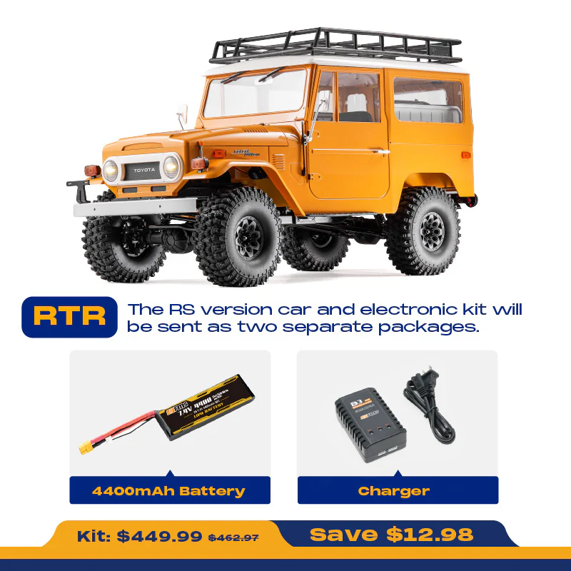 FMS FMS FJ40 ランドクルーザー40 ラジコン 1/10 電動RC TOYOTA 1:10
