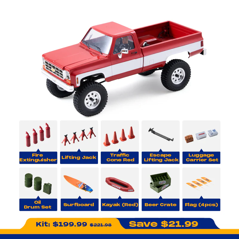 【新品】FMS 1/18 RCクローラー FCX18 Chevrolet K10 Amazon.co.jp: FMS 1:18 FCX18 CHEVROLET K10 RCオフロード