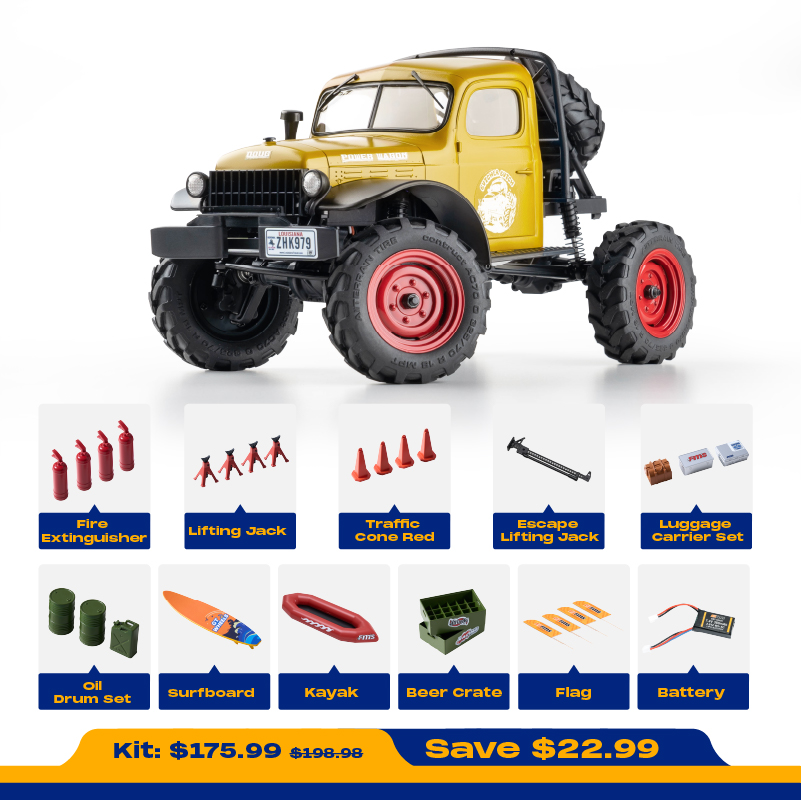 ラジコン FMS FCX24 パワーワゴン プロポ付 1/24 Scale RC Power Wagon RTR | FMS Quality Adventure