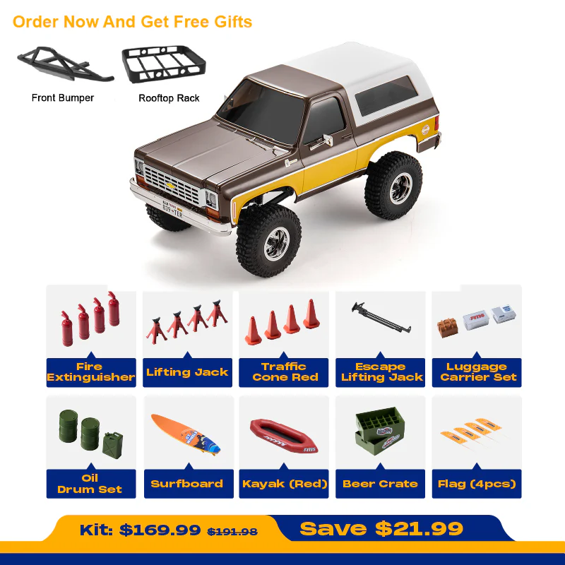 FMS 1:24 FCX24 Chevrolet K5 Blazer RTR
