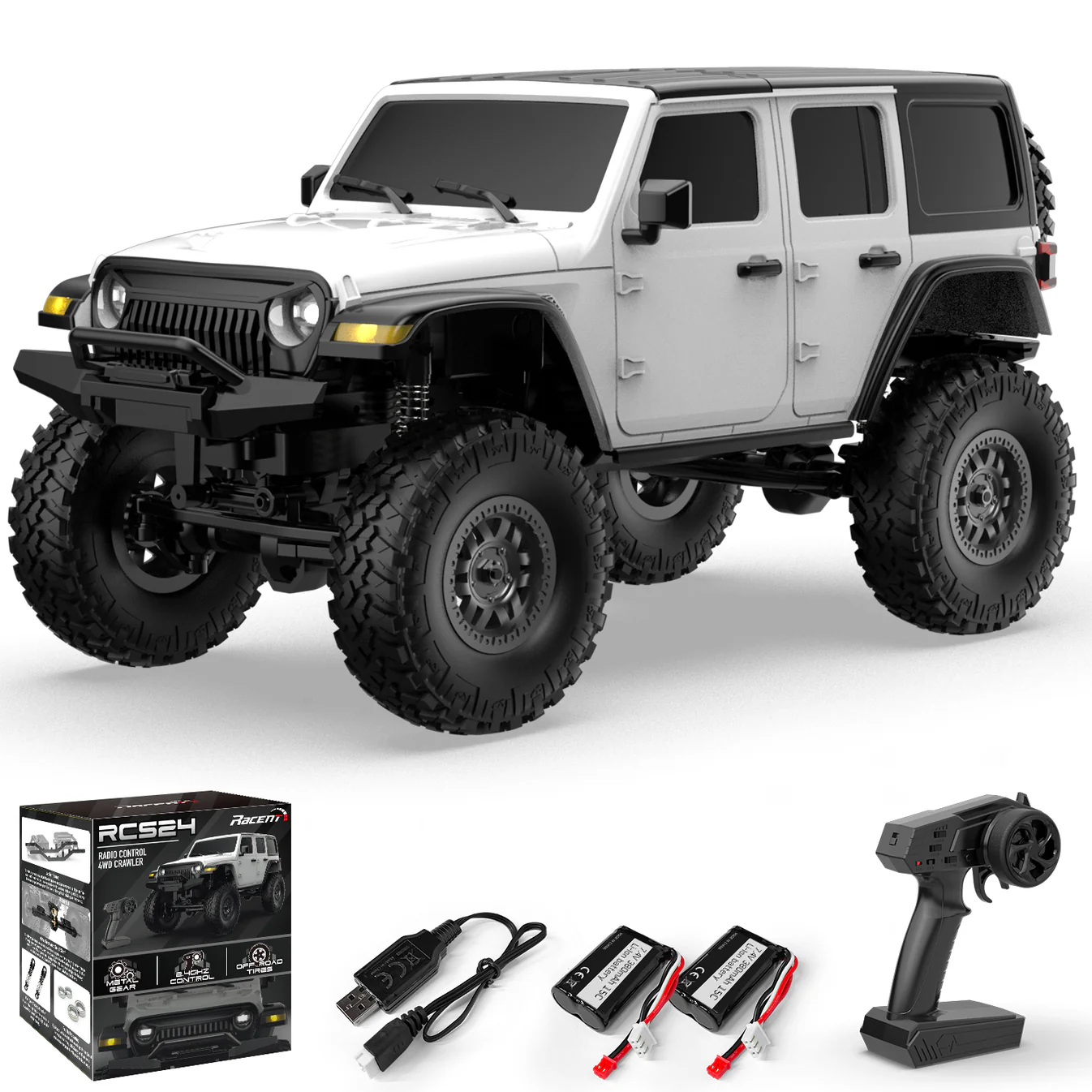 RCS24 Off Road Crawlers 1/24 All Terrain 4WD Monster Truck