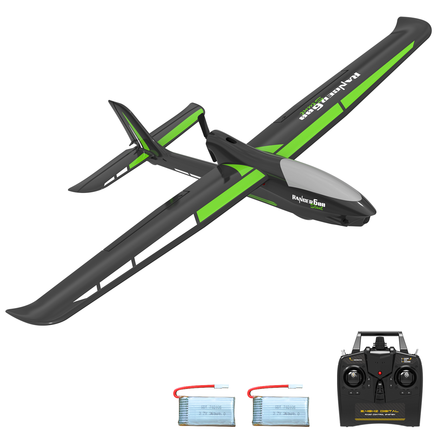 VOLANTEXRC Ranger 600S 600mm RTF 4CH RC Gliders Aircraft 23.6''-76102S
