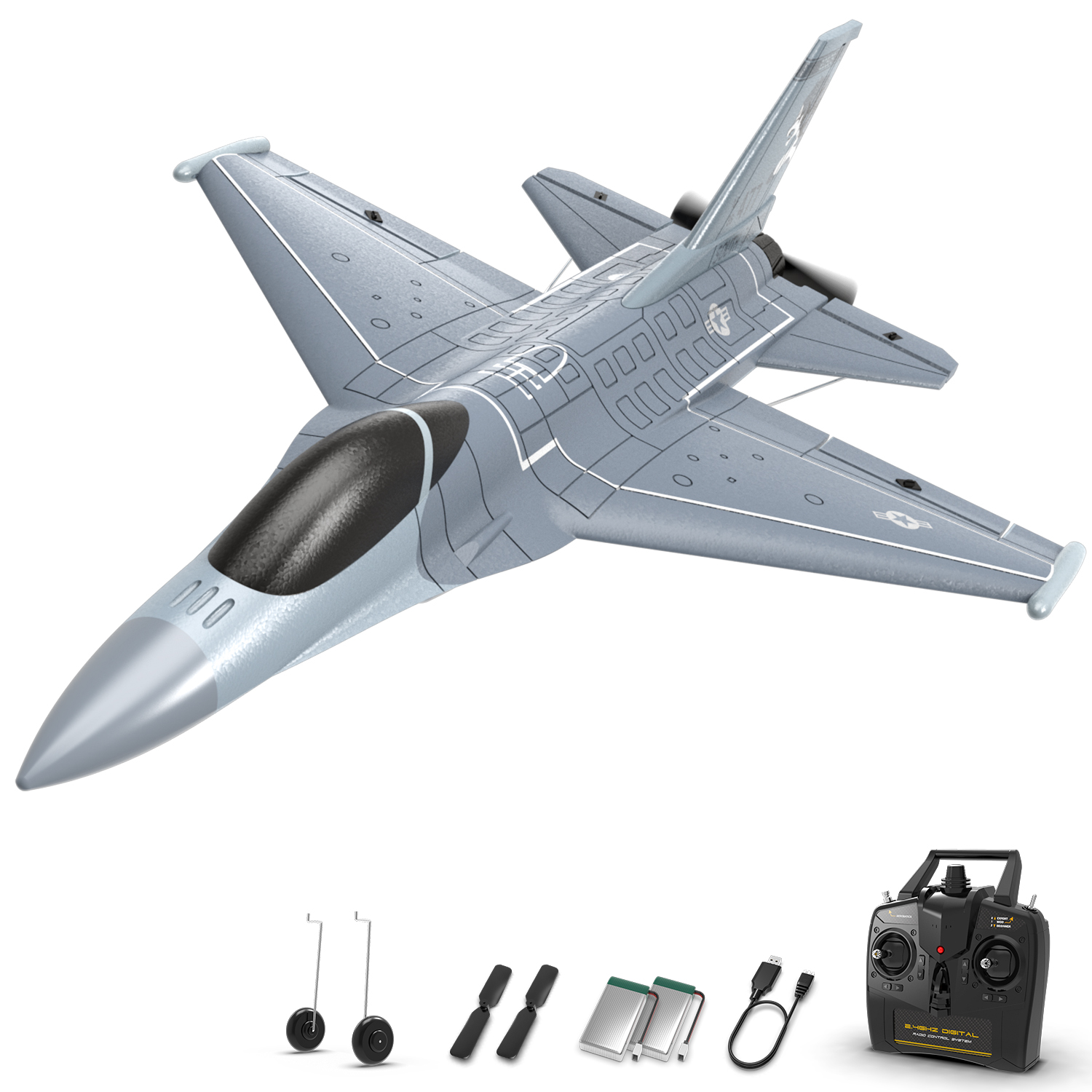 VOLANTEXRC Jet F16 Fighting Falcon 4CH (76110PNP(No Radio, No Battery