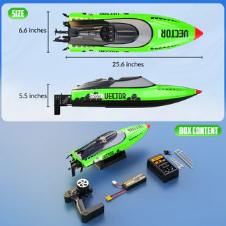 VectorSR65B High-Speed Brushless RC Boat 