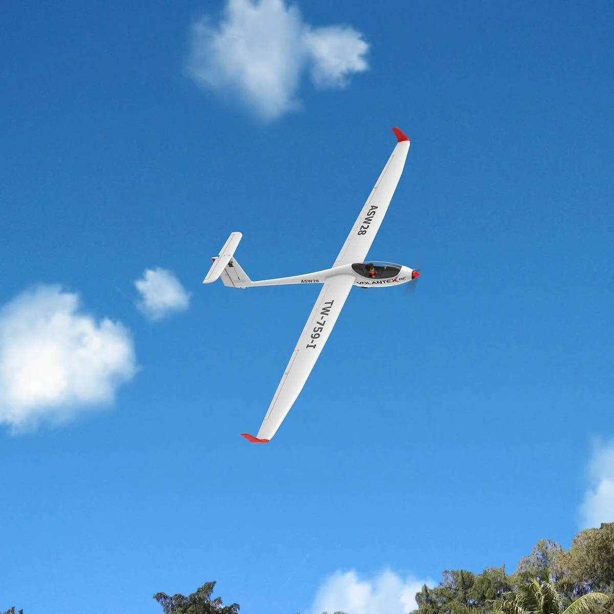 VOLANTEXRC ASW28 5CH 2.6M Brushless Sailplane  PNP-75901